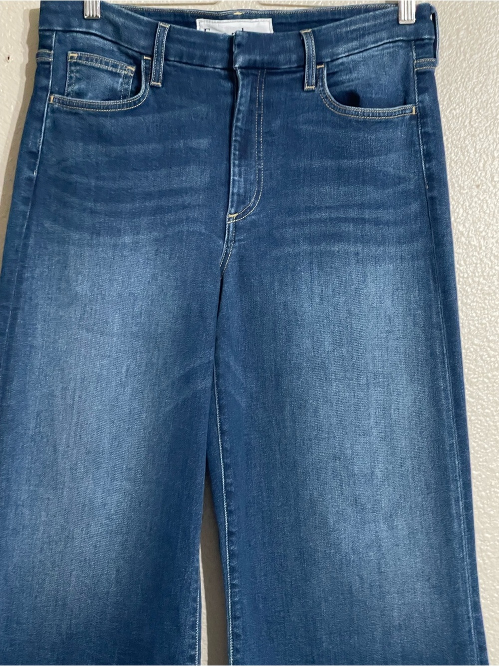 Frank & Eileen Galway Wide-Leg Jeans in Medium Blue Wash 30 - Picture 9 of 15